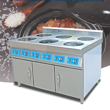 Commercial Hot Selling Electric Kitchen Freestanding Stainless Steel Multiple Burners Stove