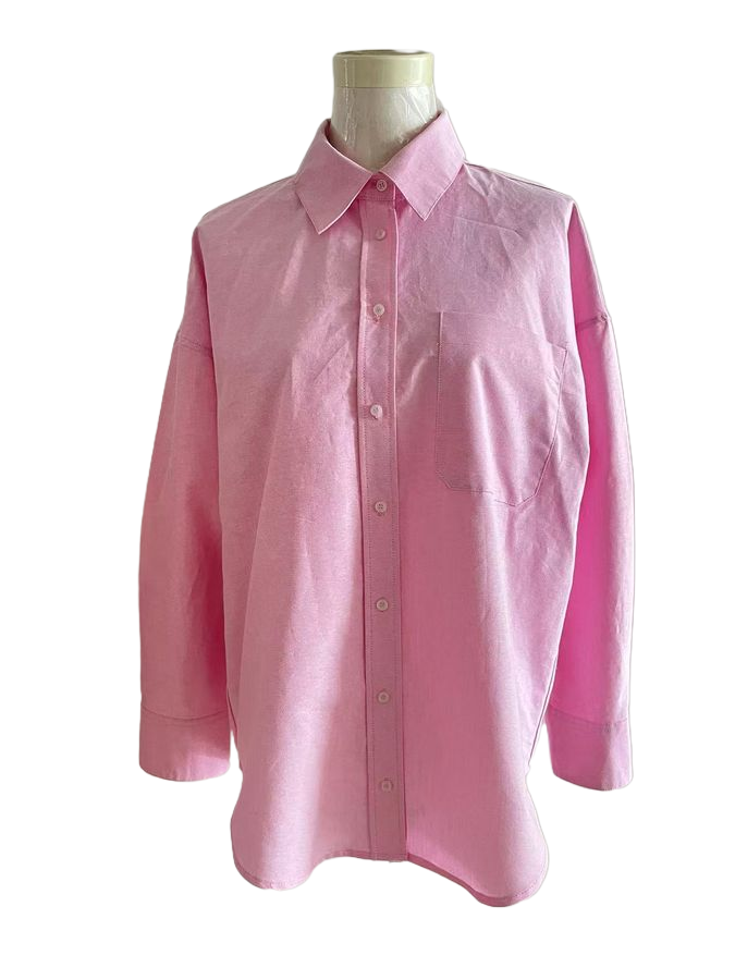 Classic Long Sleeve Oxford Shirt for Women