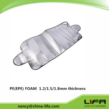 Low price of pe foam car sunshade Customized