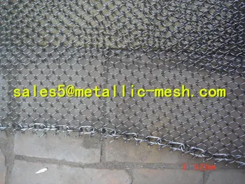 hang metallic decorative mesh for ceiling