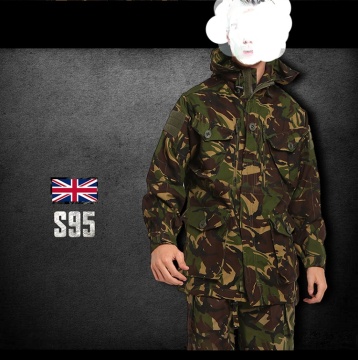 Chaqueta británica dpm de invernada de invierno a prueba de viento