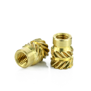 Knurled Brass Insert Embedded Nut for Plastics Injection