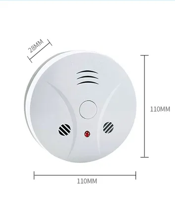 home kitchen bedroom sound fire alarm sensor smoke 9v battery fire detection alarm stand alone smoke detector