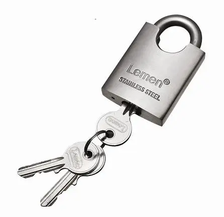 Stainless Steel Beam - Wrapped Padlock