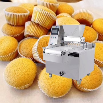 2022 Hoge capaciteit Automatische cake en cupcake Maakmachine: productie van 60-80 kg/uur