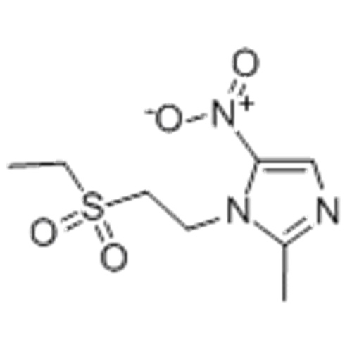 Namn: IH-Imidazol, 1- [2- (etylsulfonyl) etyl] -2-metyl-5-nitro-CAS 19387-91-8