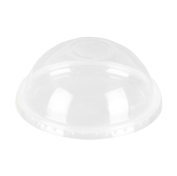 PET/PLA Transparent Disposable Plastic Cup with Lid for Cold Drinks