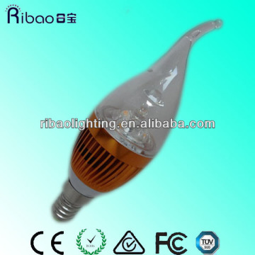 Color changing Ultra bright lights e14 Dimmable Window Wax 4w Led candle