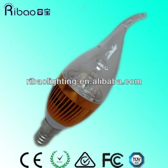 Color changing Ultra bright lights e14 Dimmable Window Wax 4w Led candle