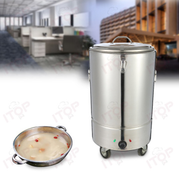 Stainless Steel Double Layer Electric Kettle - Fast Heating Portable Water Urn