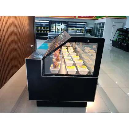 Meat Chiller and Fresh Meat Showcase for Meat Counter