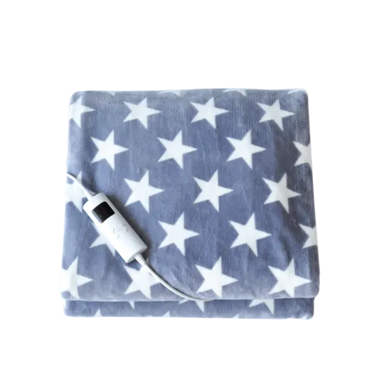 6-Level Rapid Heating Electric Throw Blanket with Safety Auto-Off Feature - CE, GS, CB, RoHS, Reach, BSCI Certified