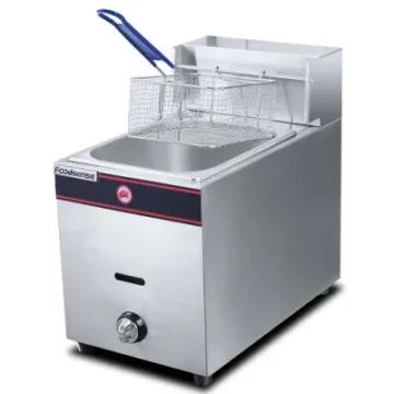 Commercial Deep Fryer Gas Luxury Deep Fryer for Fried Chicken with 1 Tank 1 Basket