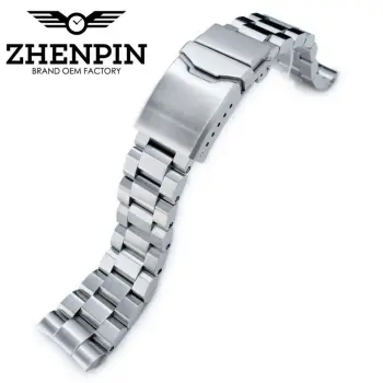 22mm 316L stainless steel solid watch band