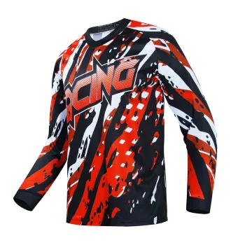 Customs Moto Jersey MTB Bicycle T-shirt for DH MX Cycling Off-Road Motocross