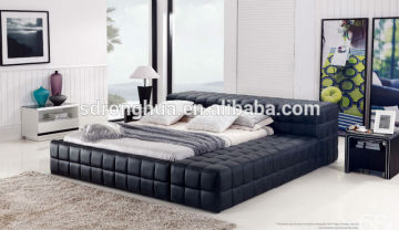 K505 living room furniture modern leather storage bed