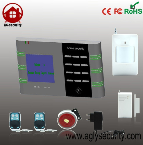 wireless auto dial home security alarm system