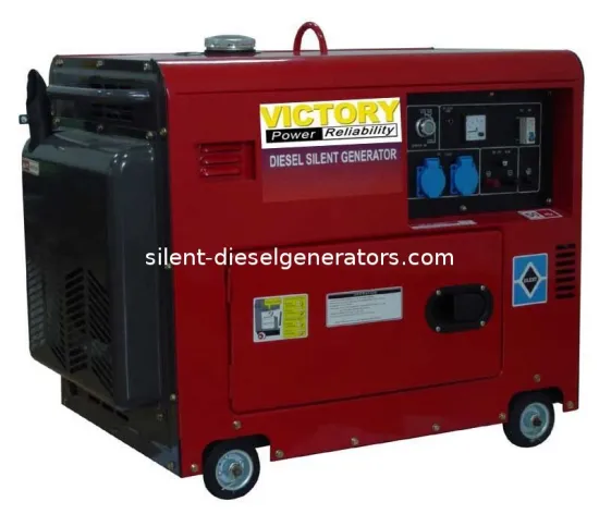 Soundproof Air-cooled Diesel Engine Generator, 3kw, 110v - 240v Vdg3600s