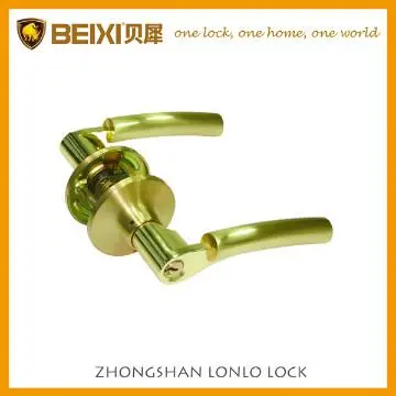 zinc alloy handle reversible yale key way entry door lock