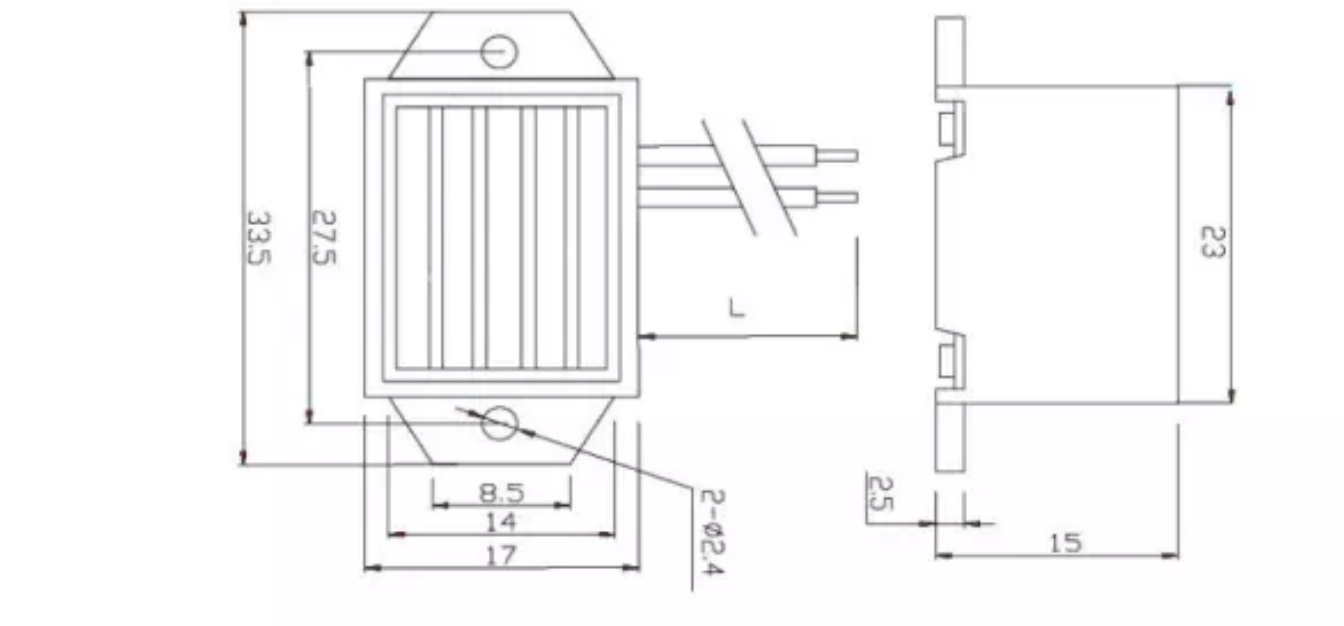 23x15mm Machanical Buzzer 1.2V 3V 6V 12V 400Hz