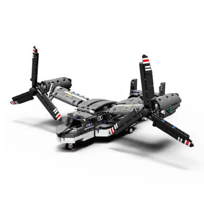PG13004: DIY V-22 Osprey Airplane Model - A Fascinating Plastic Building Set for Children