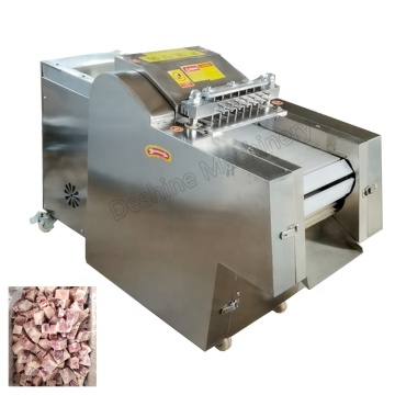 Commercial Chicken Cutter Machine: Frozen Meat Dicer for Cube and Strip Cutting