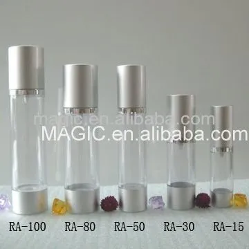 15ml.30ml.50ml.80ml.100ml aluminium airless pump bottle airless lotion pump bottle cream airless bottle