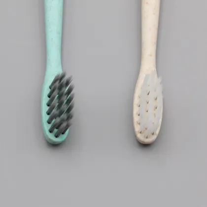 100% biodegradable toothbrush Soft Bristle toothbrush