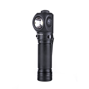 Lampe de poche tactique imperméable 1400 lumen avec modes de flash rouge et bleu