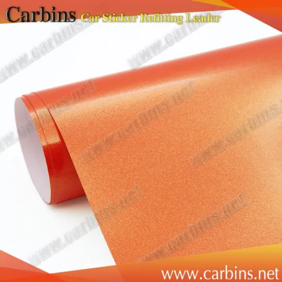 New arrival! Carbins 3M gloss metallic car vinyl wrap stickers red color