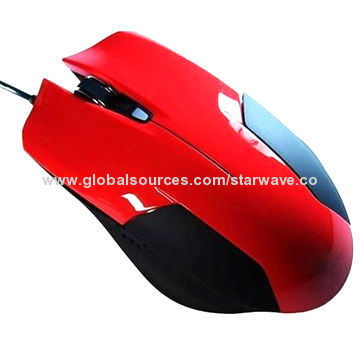 Wired Game Mice with CE/FCC/UL Approved, RoHS Directive-compliant