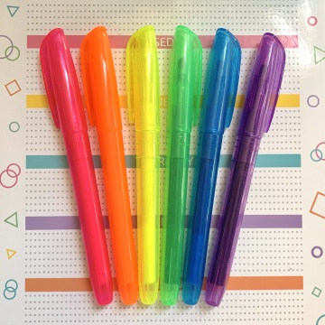 School Supplies: Multi-Color Highlighters and Fluorescent Markers