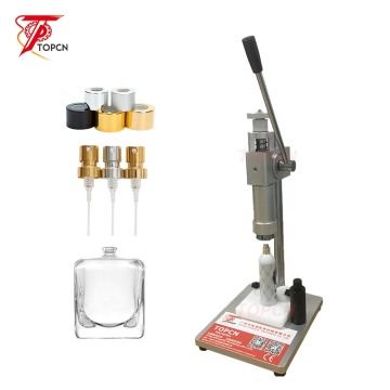Manual Desktop Vials Sealer: Perfume Spray Glass Bottle Capper Crimper & Collar Press Machine