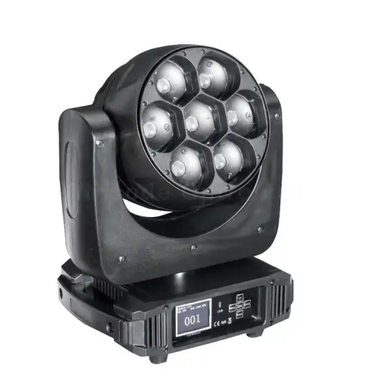 Professional RGBW LED 7x40W Bee Eye Zoom Moving Head