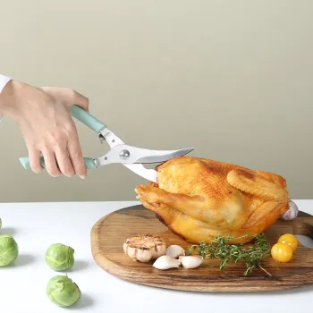 Heavy Duty Stainless Steel Kitchen Poultry and Meat Scissors with PP Handle