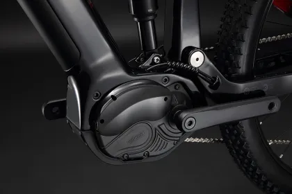 JAVA 29 Inch Carbon Fiber Middle Drive Electric Mountain Bike with 12 Speed Dual Suspension