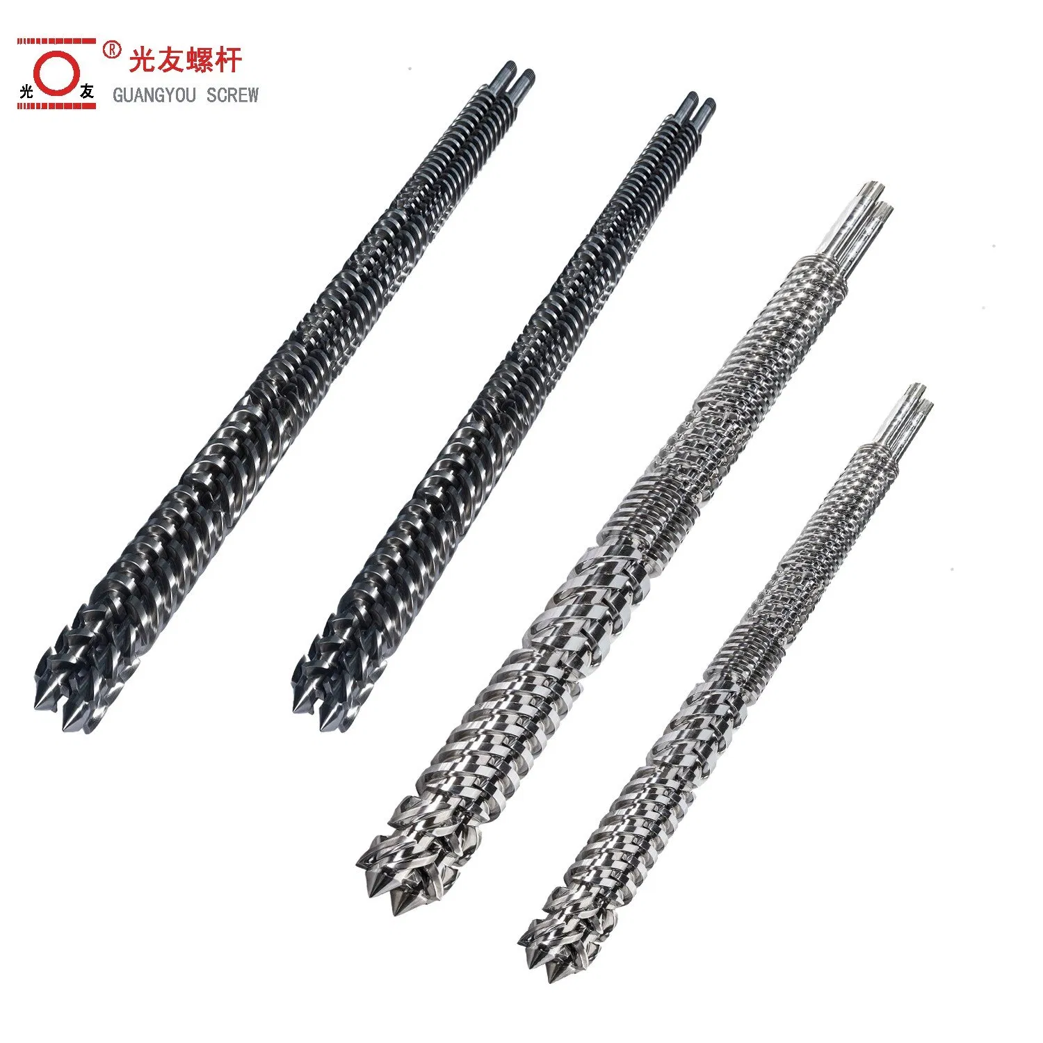 নাইট্রাইডেড পিভিসি পাইপ প্রোফাইল শীট Kmd75 দ্বিধাতু সমান্তরাল টুইন স্ক্রু ব্যারেল