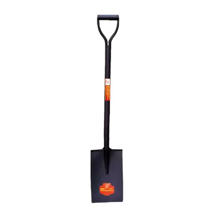 Black Round Nose Steel Shovel for Farming - S-503Y Africa