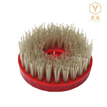 Red-Base Abrasive Nylon Floor Polishing Brush