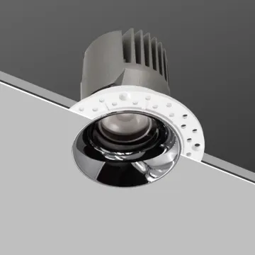 Recessed ceiling spotlight anti glare trimless led downlight