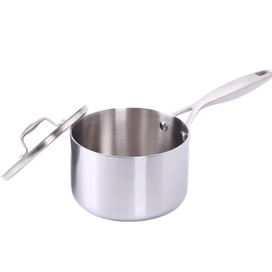 3Ply Stainless Steel 304 Saucepan for Milk - Wholesale and Retail Kitchen Cookware