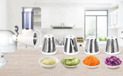 KitchenAid Desktop Blender Slicer Shredder Accessories Kit with 3 Blades