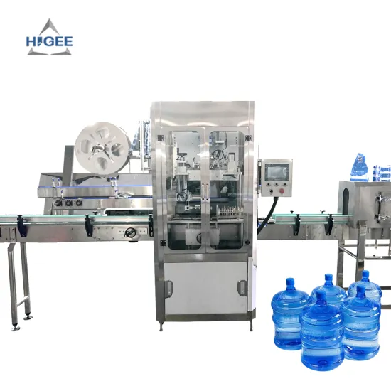 Higee Barreled Water Neck Labeler - Bottle Neck Sleeve Applicator Machine