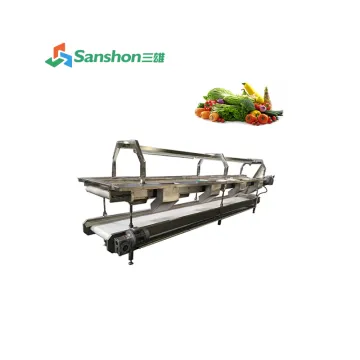 Low-Price Sorting Conveyor for Vegetables and Fruits with Manual Selection Table