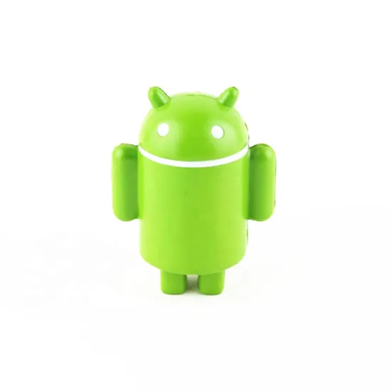 Green Robot Stress Relief Toy - Android PU Foam Toy