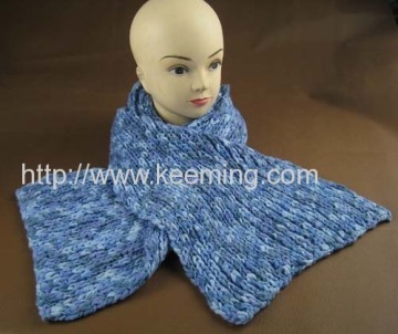 Soft Space Dye Roving Yarn Scarf 