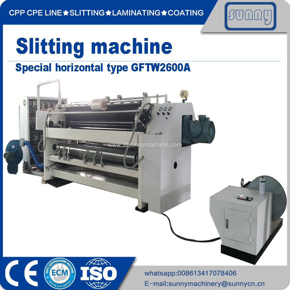 Roll to roll slitting rewinding machinery