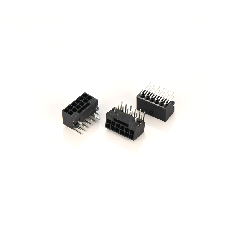 3.0mm pitch DIP pin header 12+4 90 degrees