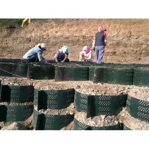 Геоэлемент HDPE для защиты от эрозии на склонах