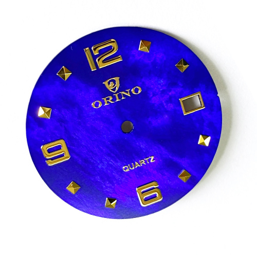 Dial de perlas coloridas para mujeres reloj